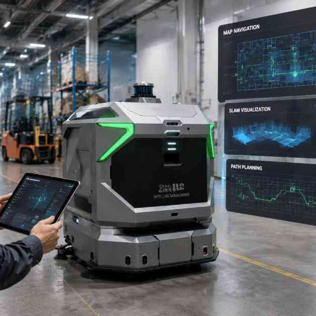 Industrial cleaning robot deployment and integration in a modern warehouse automation environment